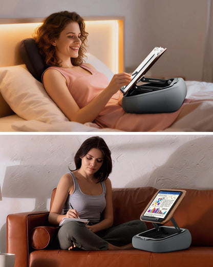 Adjustable Pillow Stand with Storage