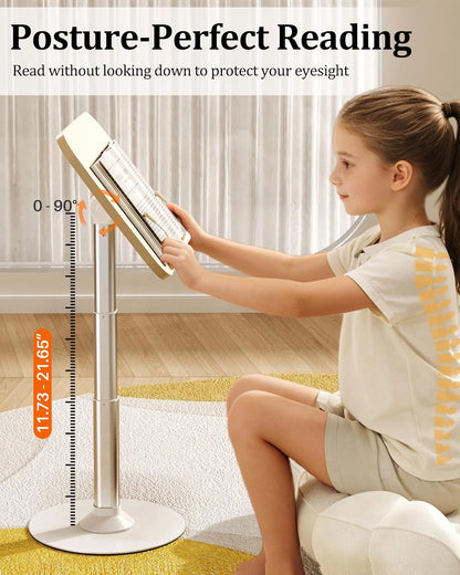 Ergonomic Adjustable Reading Holder with Clip
