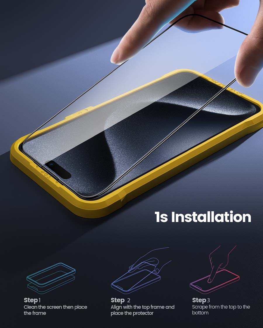 2Pack Professional Screen Protector for iPhone 15 Pro