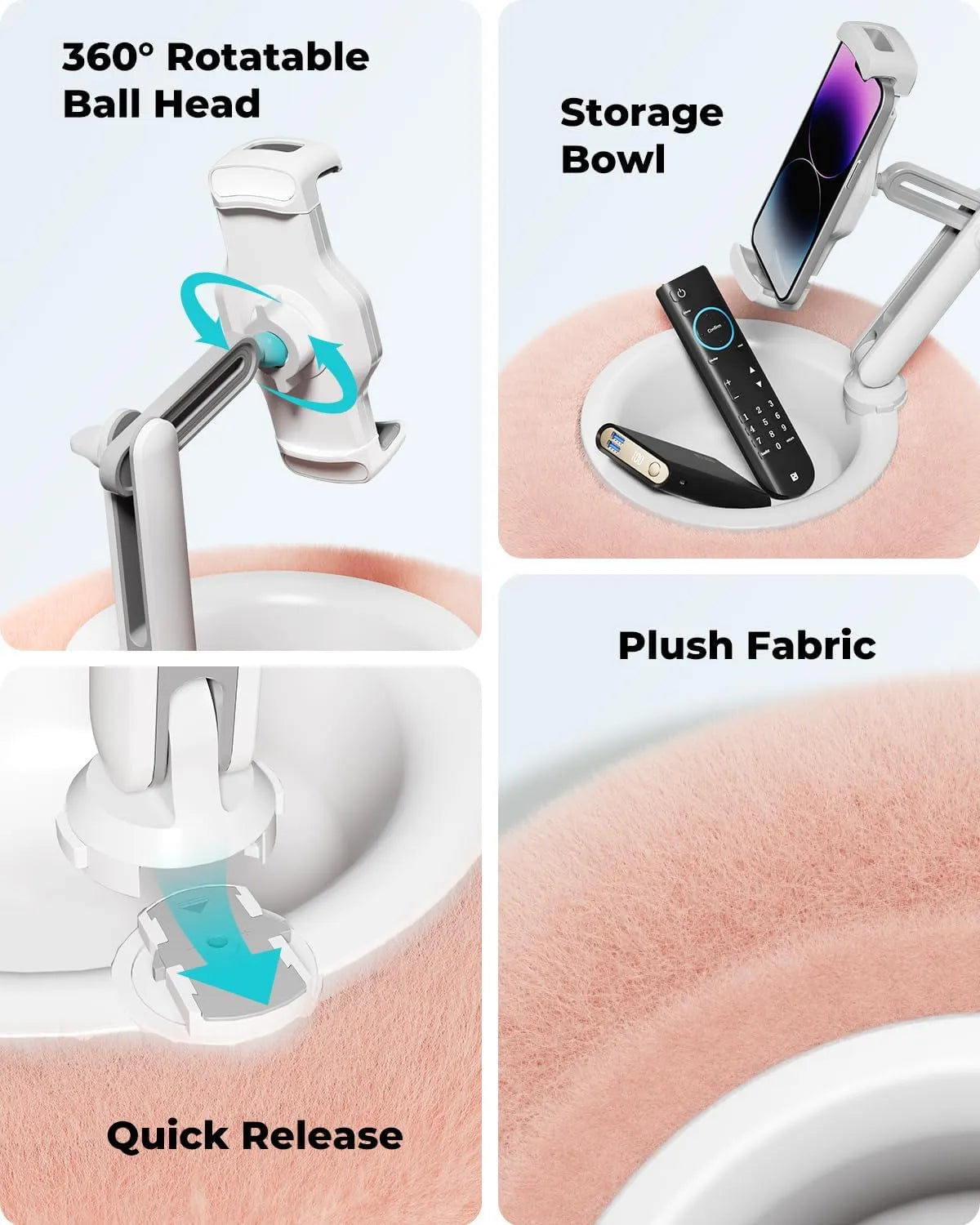 Phone/Tablet/Kindle Stand Pillow