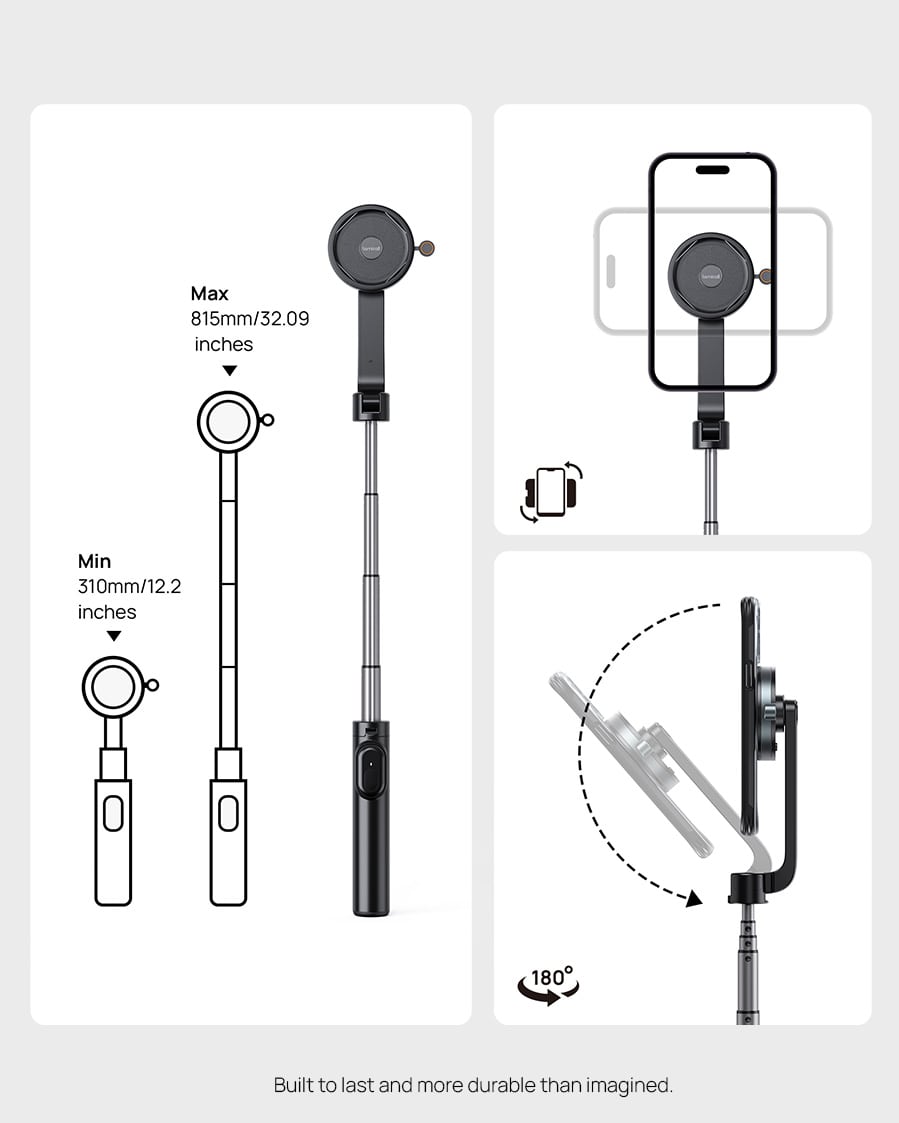 Selfie Stick Kit with Wireless Remote
