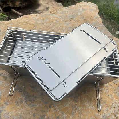 One-second Opening Barbecue Grill