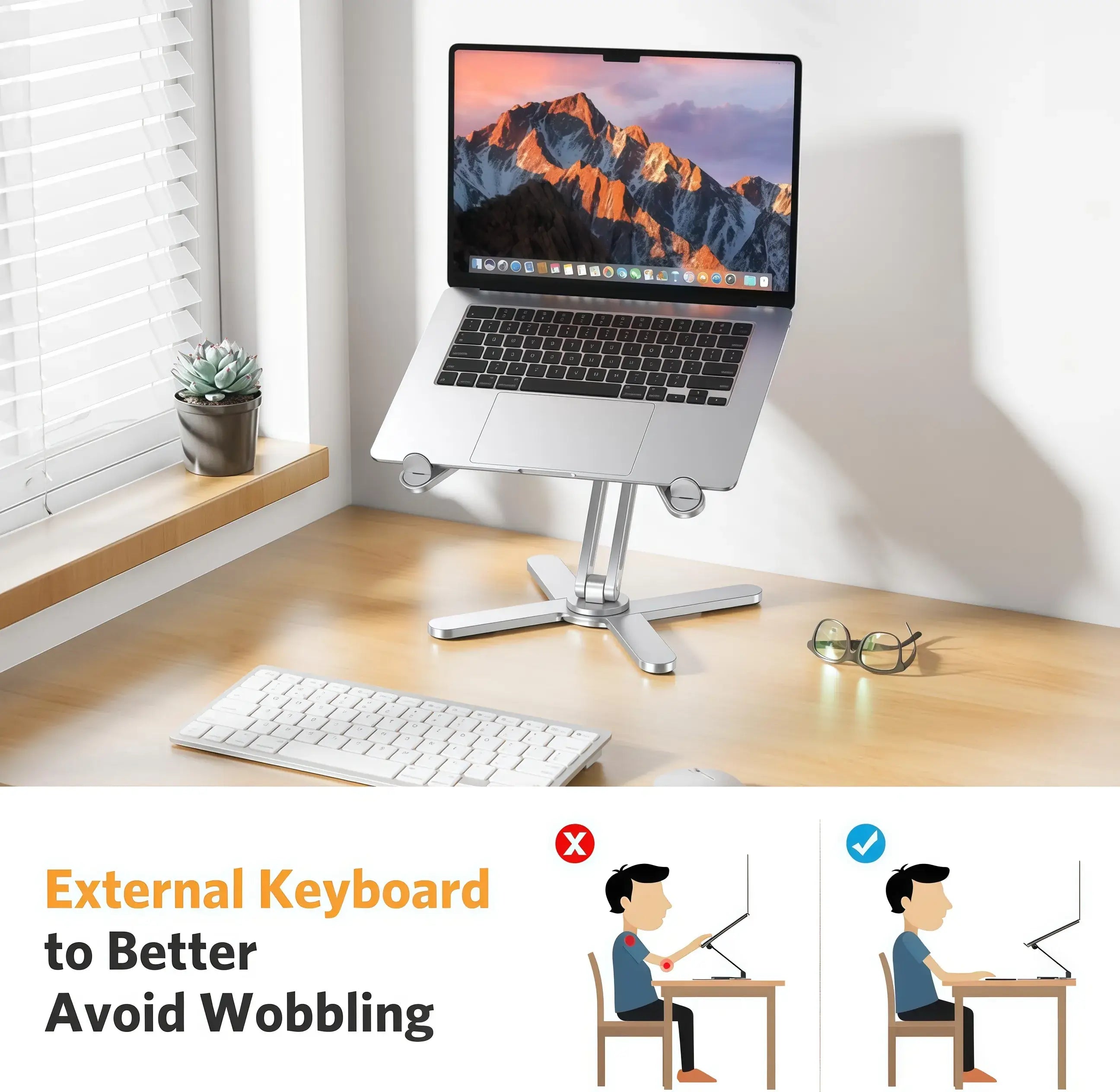 Ergonomic 360° Rotating & Foldable Stand - N86