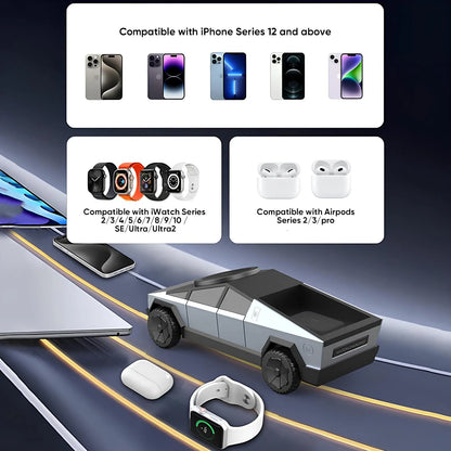 Cyber 3-in-1 Wireless Charger