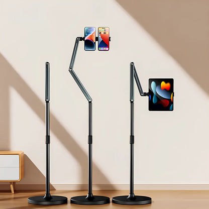 Universal Adjustable Tablet/Phone Floor Stand - Premium