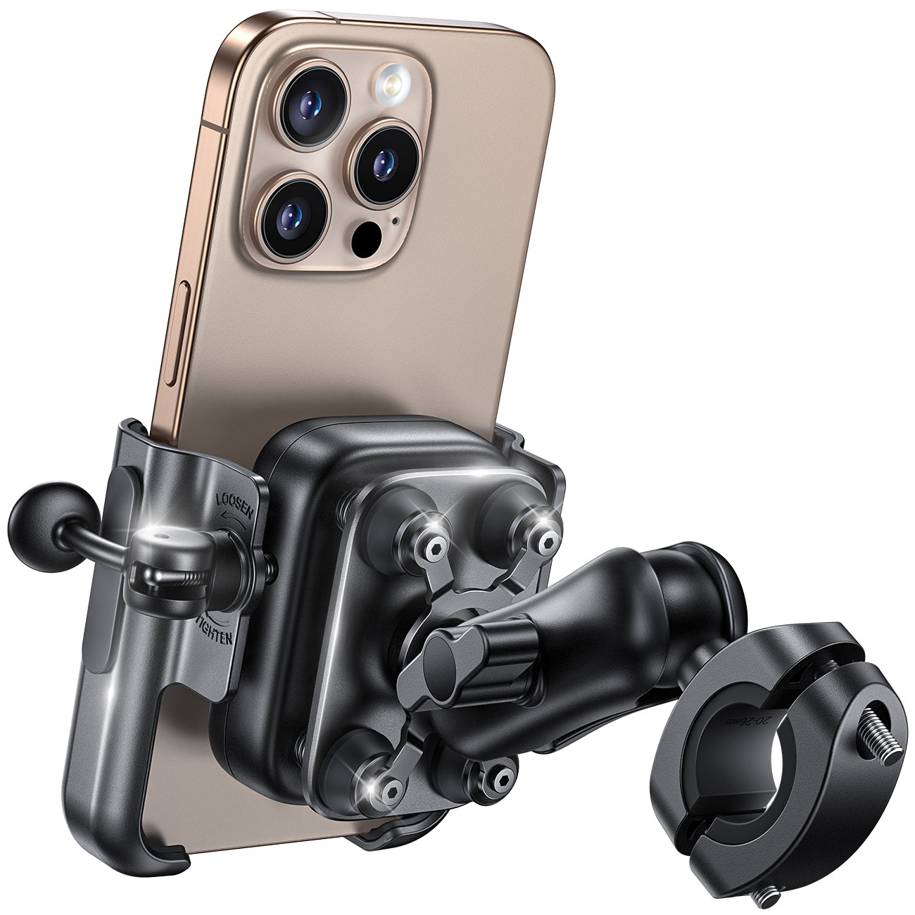 All Metal Motorcycle Phone Mount