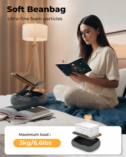 Adjustable Pillow Stand with Storage