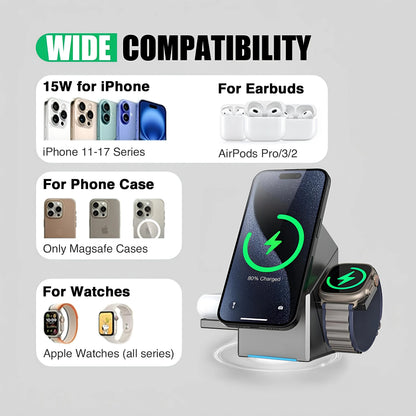 Cube Wireless Charger - Qi2 Certified