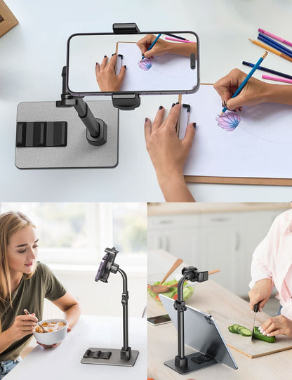 2-in-1 Multifunctional Tablet/Phone Holder