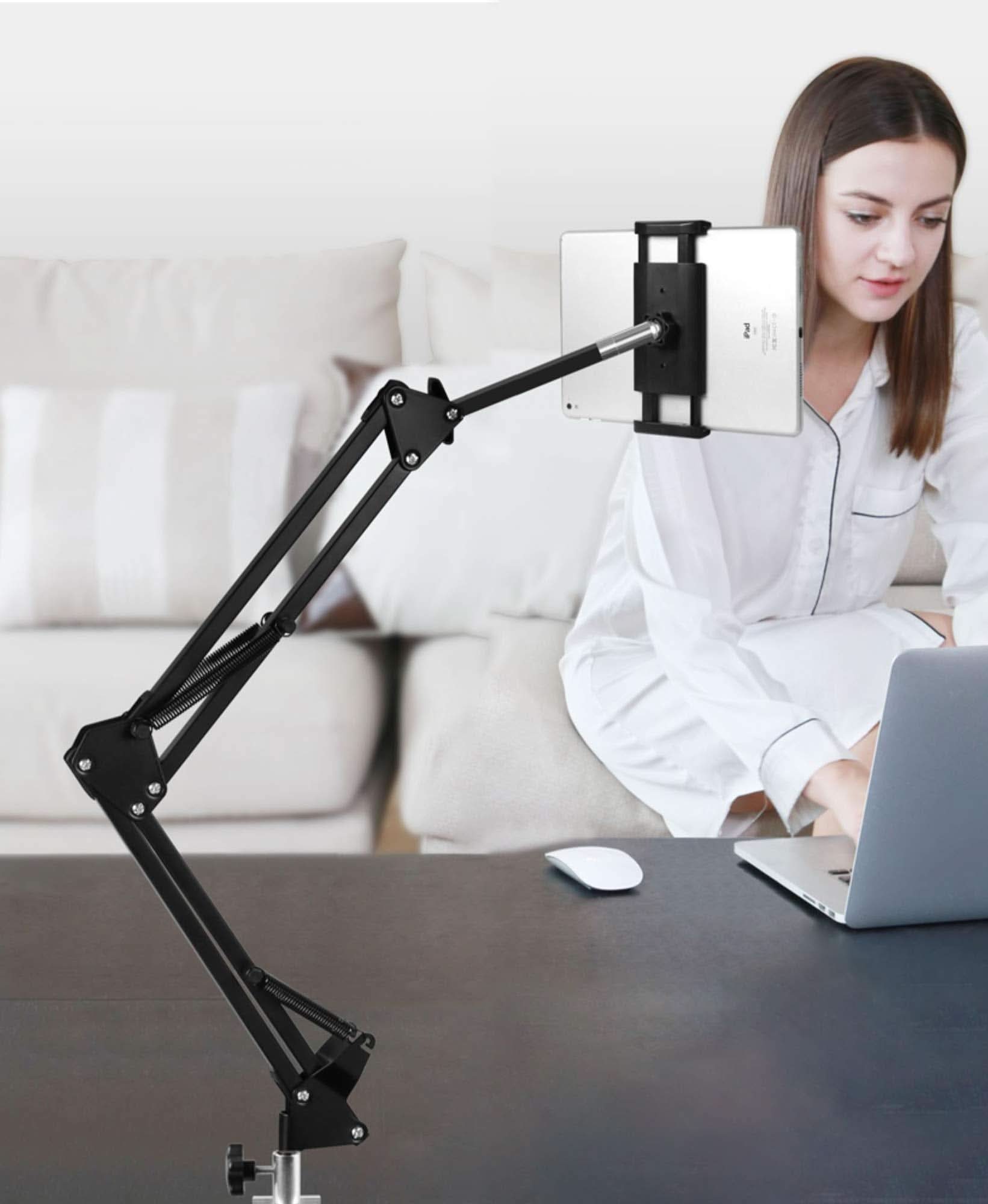 Universal Adjustable Tablet/Phone Holder - Long Arm Style