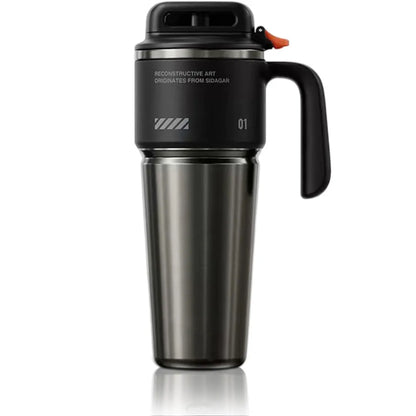 Cyber Tumbler with Handle and Straw