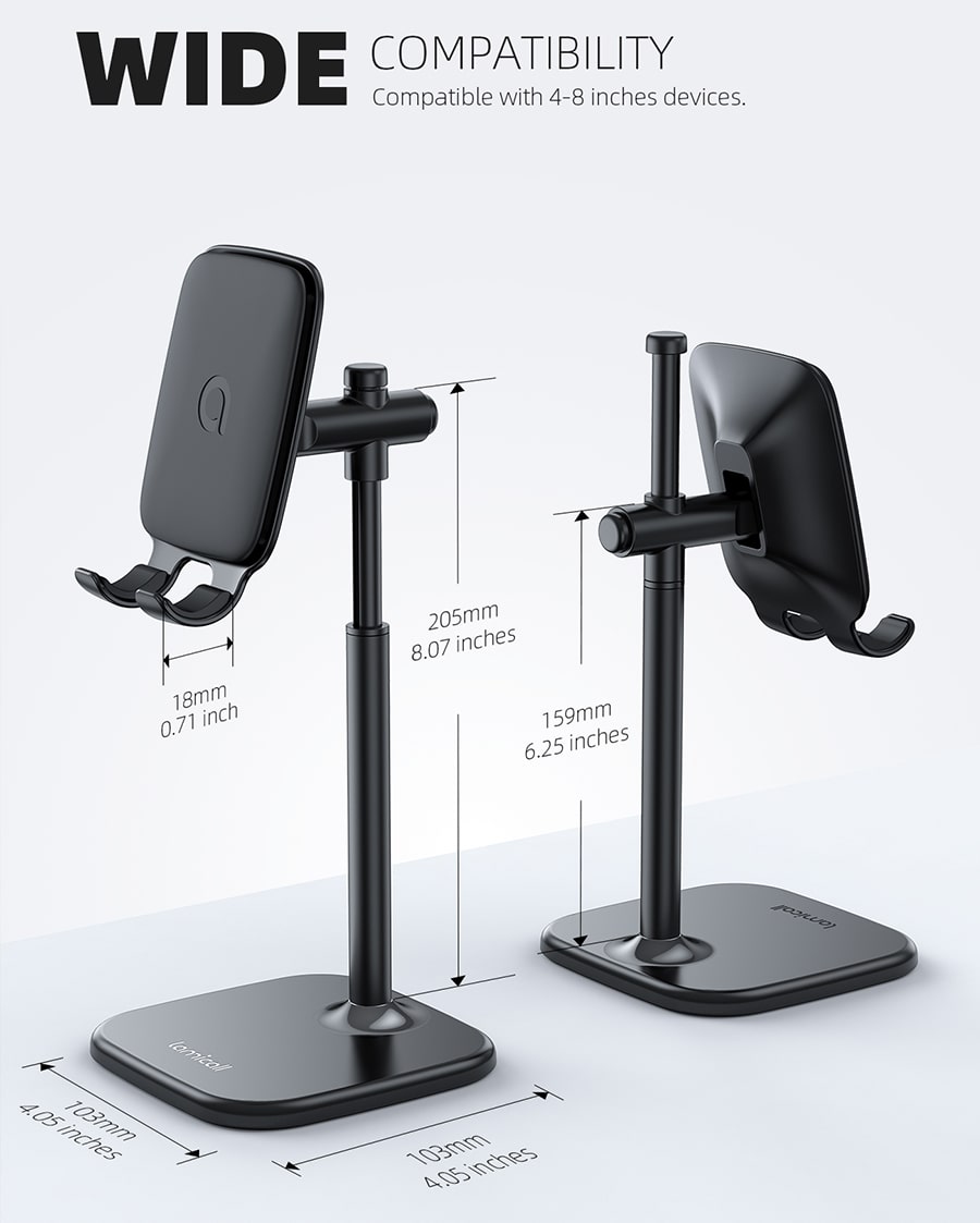 Height Angle Adjustable Cell Phone Stand for Desktop - DP02