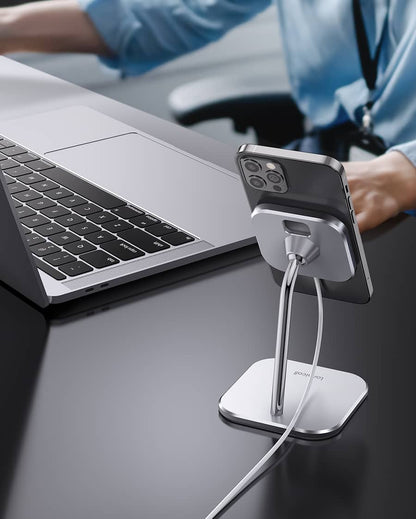 Adjustable Aluminum Phone Stand for MagSafe Charger - DP09