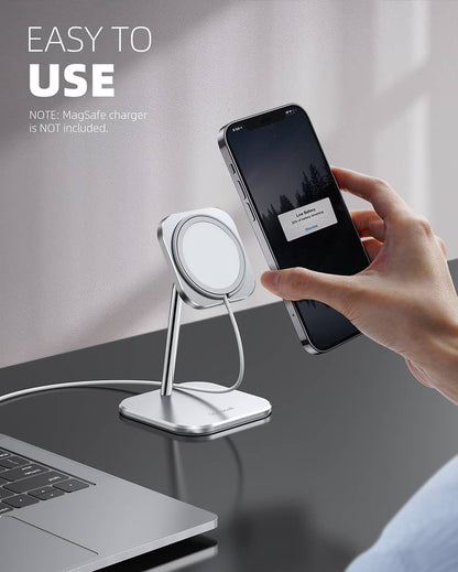 Adjustable Aluminum Phone Stand for MagSafe Charger - DP09