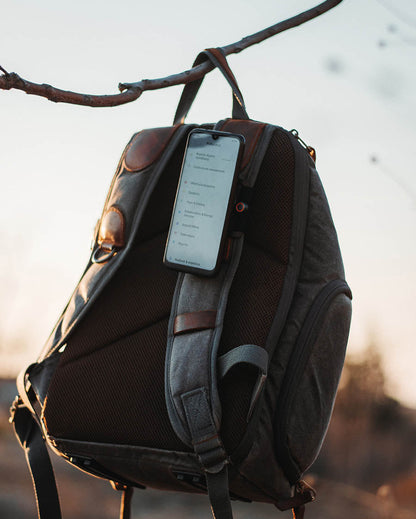 Magnetic Phone Holder for Backpack Strap