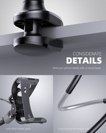 Phone Holder Bed Gooseneck Mount - LS05