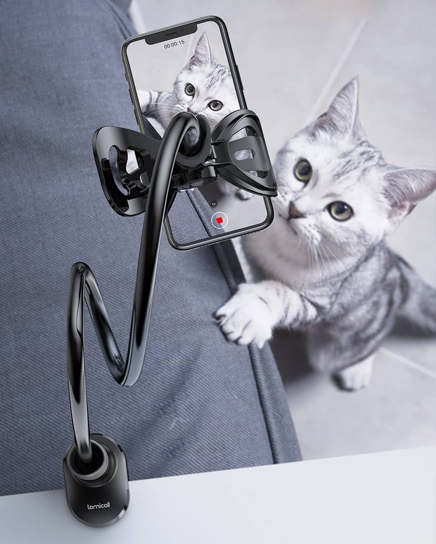 Phone Holder Bed Gooseneck Mount - LS05