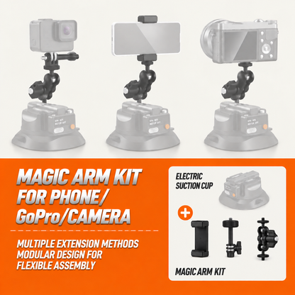 4.5" Electric Suction Cup Camera Mount
