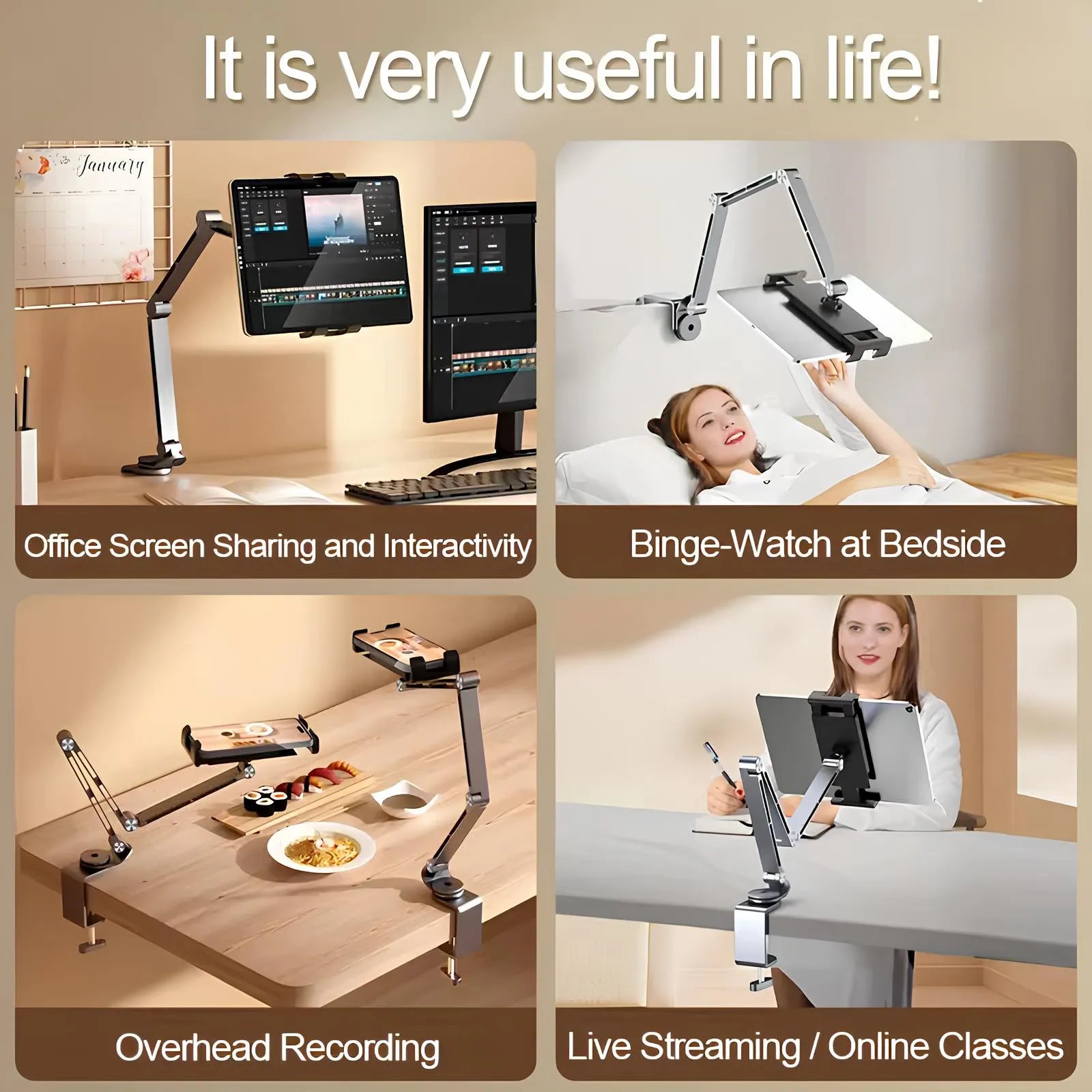 Aluminum Alloy Tablet/Phone Holder - CT9