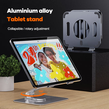 Jangebot™ 360° Turntable Multi-Angle Tablet/Notebook Stand