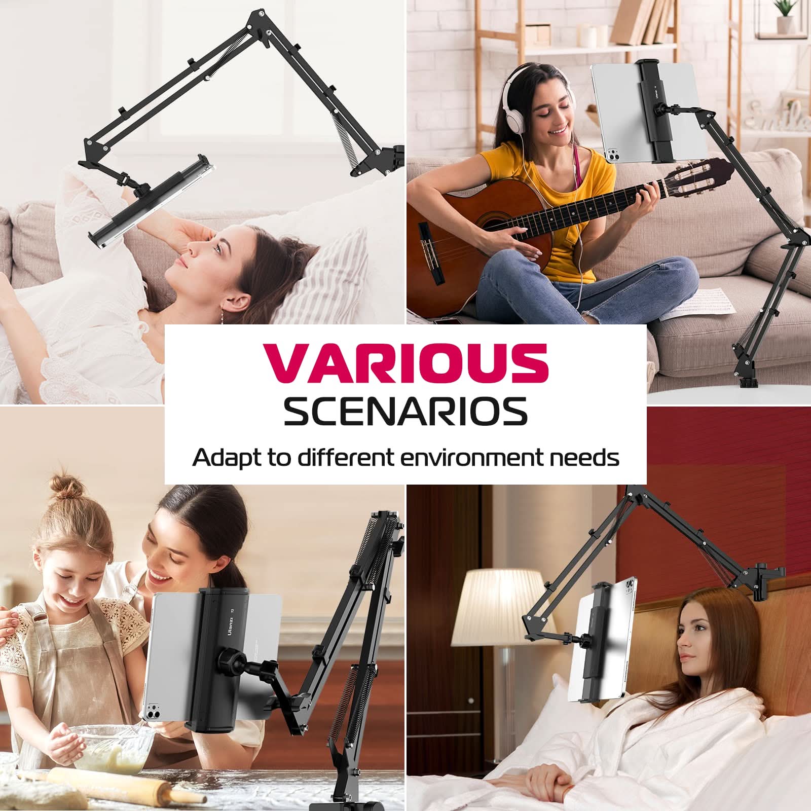 Universal Adjustable Tablet/Phone Holder