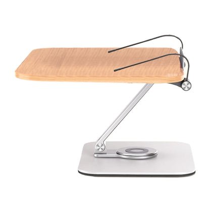 360° Rotatable and Foldable Alumnium-Wooden Stand