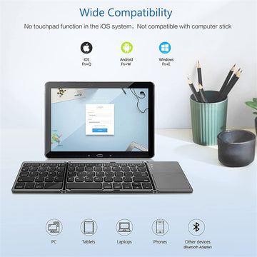 Jangebot™ Kabellose Bluetooth-Tastatur mit Touchpad