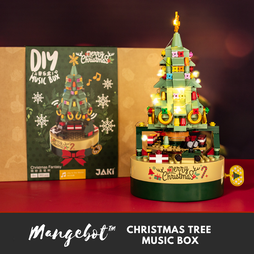 Jangebot™ Christmas Tree Children's Music Box - DIY Building Blocks